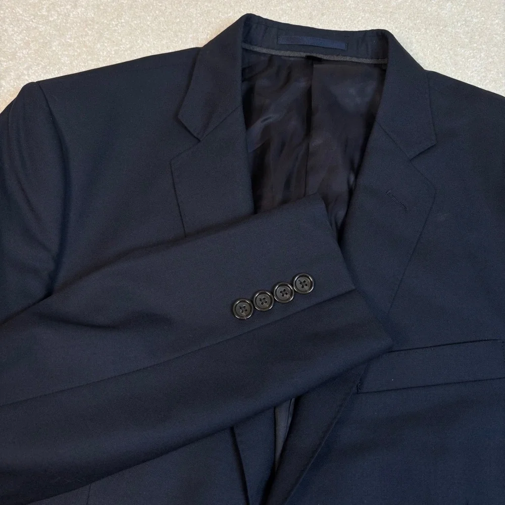 J.Crew Ludlow Blazer 40R Navy Blue Loro Piana Super 120s Italian Wool Blazer